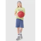 Chlapecké tričko s krátkým rukávem 4F JUNIOR TSHIRT M2186-45N-CANARY GREEN NEON · záber 4