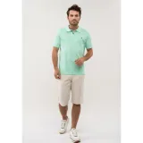 Pánské polo tričko s krátkým rukávem VOLCANO MARON 303-MINT · záber 3