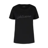 Dámske tričko s krátkym rukávom s v-výstrihom VOLCANO T-PARSLEY-BLACK · záber 4