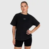 Női oversized póló Iron Aesthetics Fit club, washed black · záber 3