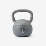 DOMYOS Protišmykový kettlebell 8 kg sivý 8 kg · záber 1