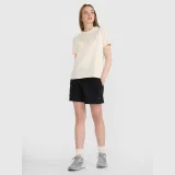Dámske oversize tričko s potlačou - béžová · záber 4