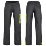 Nepremokavé moto nohavice W-TEC Colnari Farba čierna-fluo zelená, · záber 2
