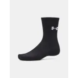 Ponožky UNDER ARMOUR 3 PACK-UA Performance Cotton Crw-BLK · záber 3