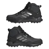 Kotníková turistická obuv ADIDAS Terrex AX4 Mid GTX core black grey three mint ton · záber 5