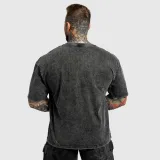 Oversized tričko Iron Aesthetics Heritage, washed black · záber 4