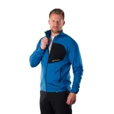 Pánska turistická flisová mikina so zipsom NORTHFINDER EUSTACIO-282blueblack · záber 2