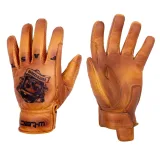 Letné kožené moto rukavice W-TEC Gatorrano Farba coffee, · záber 2