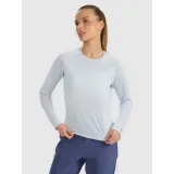 Dámské běžecké tričko s dlouhým rukávem 4F LONGSLEEVE FNK F415-WAW25TFLOF415-34S-LIGHT BLUE · záber 2