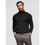 Pánske tričko s dlhým rukávom OMBRE Longsleeve OM-LSCL-0130 V-1 black · záber 2