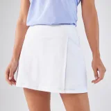 KUIKMA Dámska tenisová sukňa Dry Soft 500 biela XS · záber 1