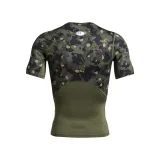 Pánské kompresní tričko s krátkým rukávem UNDER ARMOUR UA HG Armour Prtd SS-GRN · záber 4