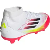 Chlapecké fotbalové kopačky outdoorové ADIDAS F50 League Mid Jr FG MG cloud white core black solar yellow · záber 5