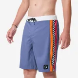 DECATHLON Detské plážové šortky 900 Checklines modré 8-9 r (131-140 cm) · záber 1