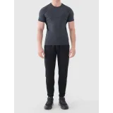 Pánské tréninkové tričko s krátkým rukávem 4F TSHIRT FNK M2141-22M-ANTHRACITE MELANGE · záber 4