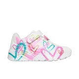 Dievčenská rekreačná obuv SKECHERS Uno Lite GoldCrown K white multi color · záber 2