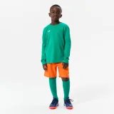 KIPSTA Detský futbalový dres s dlhým rukávom Viralto Club zelený 10-11 r (141-150 cm) · záber 2