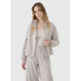 Dámská bunda 4F JACKET-WSS25TJACF190-83S-BEIGE · záber 4