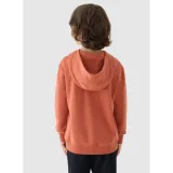 Chlapecká mikina s kapucí 4F JUNIOR SWEATSHIRT-JWAW24TSWSM1223-64S-SALMON CORAL · záber 3
