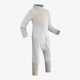 WEDZE Detská fleecová kombinéza 500 Midwarm sivá 12-18 m (73-81 cm) · záber 1