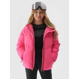 Dívčí lyžařská bunda 4F JUNIOR TECHNICAL JACKET-JAW23TTJAF293-55N-HOT PINK NEON · záber 2