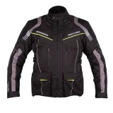 Touringová moto bunda W-TEC Smackton Farba čierno-šedo-oranžová, · záber 4