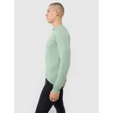 Pánské běžecké tričko s dlouhým rukávem 4F LONGSLEEVE FNK-WSS25TFLOM339-47S-MINT · záber 5