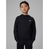 Chlapčenská tréningová mikina so zipsom 4F JUNIOR SWEATSHIRT FNK M690-20S-DEEP BLACK · záber 2