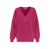 Dámský svetr VOLCANO S-VIDA-401-PINK · záber 5