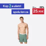 DECATHLON Pánske boardové šortky 100 Amphi Trunk polodlhé 18" zelené S · záber 1