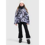 Dievčenská lyžiarska bunda 4F JUNIOR TECHNICAL JACKET F0826-4FJWAW25TTJAF0826-91A-MULTICOLOUR 1 ALLOVER · záber 4