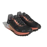 Dámská běžecká trailová obuv ADIDAS Terrex Agravic Flow 2.0 GTX core black core black coral · záber 3