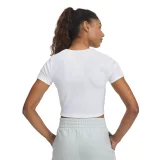 Dámské tričko s krátkým rukávem UNDER ARMOUR UA Rival Rib Baby Tee-WHT · záber 2