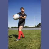 KIPSTA Lopta na rugby Initiation veľ. 5 modrá 5 · záber 2