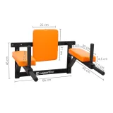 inSPORTline RK120 oranžová · záber 4
