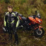 Moto rukavice W-TEC Talhof Farba čierna, · záber 2