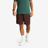 DOMYOS Pánske fitness šortky 500 tmavohnedé 2XL · záber 1