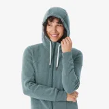 QUECHUA Dámska turistická mikina NH500 zelená L · záber 2