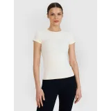 Dámské tréninkové tričko s krátkým rukávem 4F TSHIRT FNK F1270-11S-OFF WHITE · záber 2
