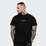 GymBeam Tričko FIT Black - Velikost: S | Barva: čierna | Hmotnost: 0,14 kg | Balení: 10 · záber 7