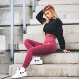 Boco Wear Burgund Plain Push Up ružová - XS/S · záber 4