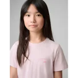 Dívčí tričko s krátkým rukávem 4F JUNIOR TSHIRT F2886-56S-LIGHT PINK · záber 3