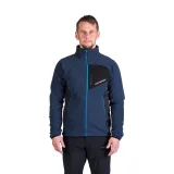 Pánská turistická fleece mikina se zipem NORTHFINDER FULVIO-612navyblack · záber 2