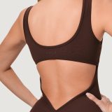 GymBeam Women‘s NEO Jumpsuit Mocha - Méret: XS | Szín: Barna | Tömeg: 0,285 g | Csomag: 50 · záber 4