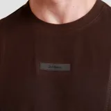 GymBeam Oversized Unstoppable T-shirt Brown - Velikost: XXL | Barva: Hnedá | Hmotnost: 0,41 kg · záber 2