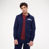 PUMA Pánska fitness mikina so zipsom, námorná modrá S · záber 1