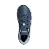 Dievčenská rekreačná obuv ADIDAS Grand Court 2.0 Jr preloved ink cloud white clear sky · záber 3