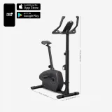 DOMYOS Extra pohodlný stacionárny bicykel EB900 B so systémom samonapájania bez · záber 2