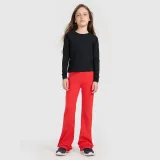 Dívčí slim hladký longsleeve - černý · záber 2
