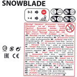 HAMAX Detské sánky Snowblade dvojmiestne čierno-červené · záber 2